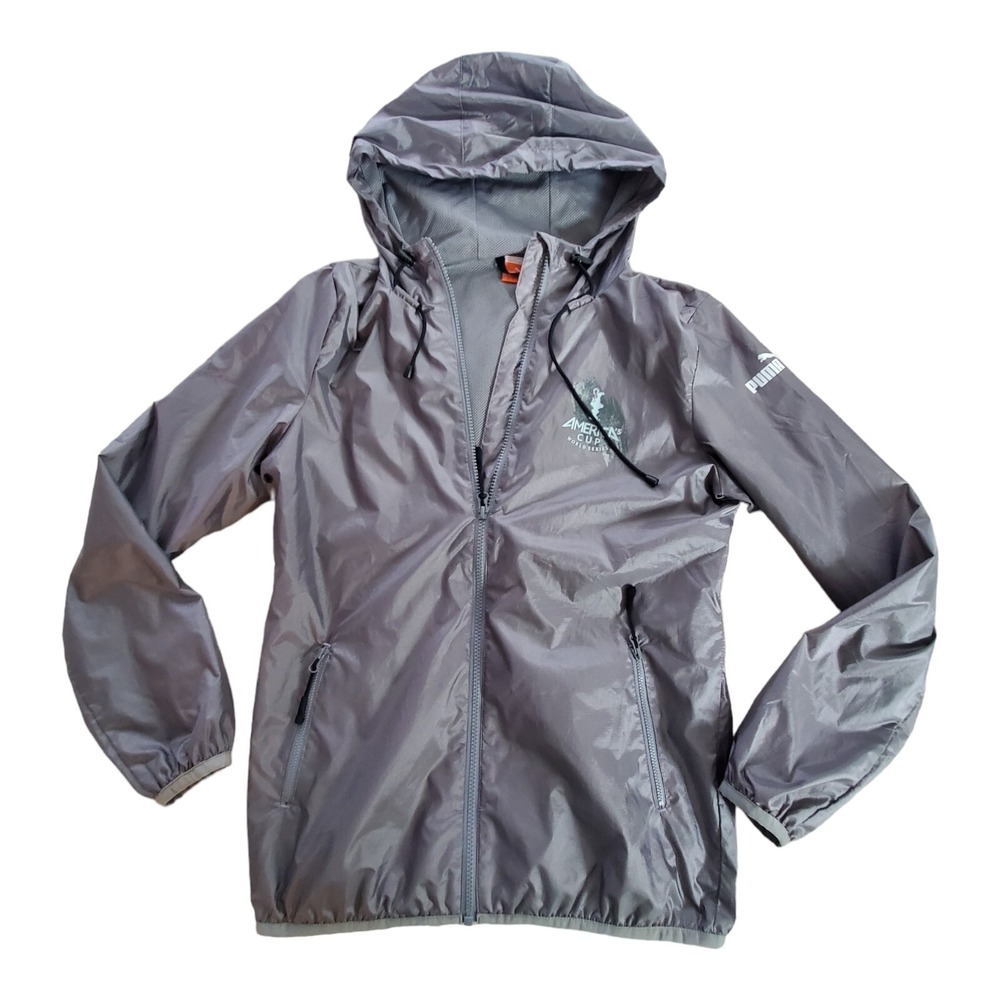 Puma America's Cup World Series Windbreaker Hooded Sailing Jacket Men's Medium